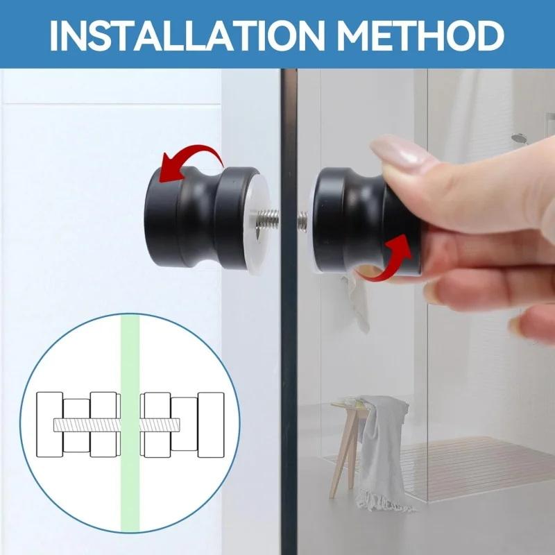 Glass Door Hinge - Puxador Elegante para Porta de Box