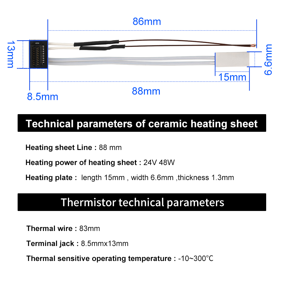 Para bambu lab hotend v2.0 v3. - Ceramic Heat Emitter avaliação e preço