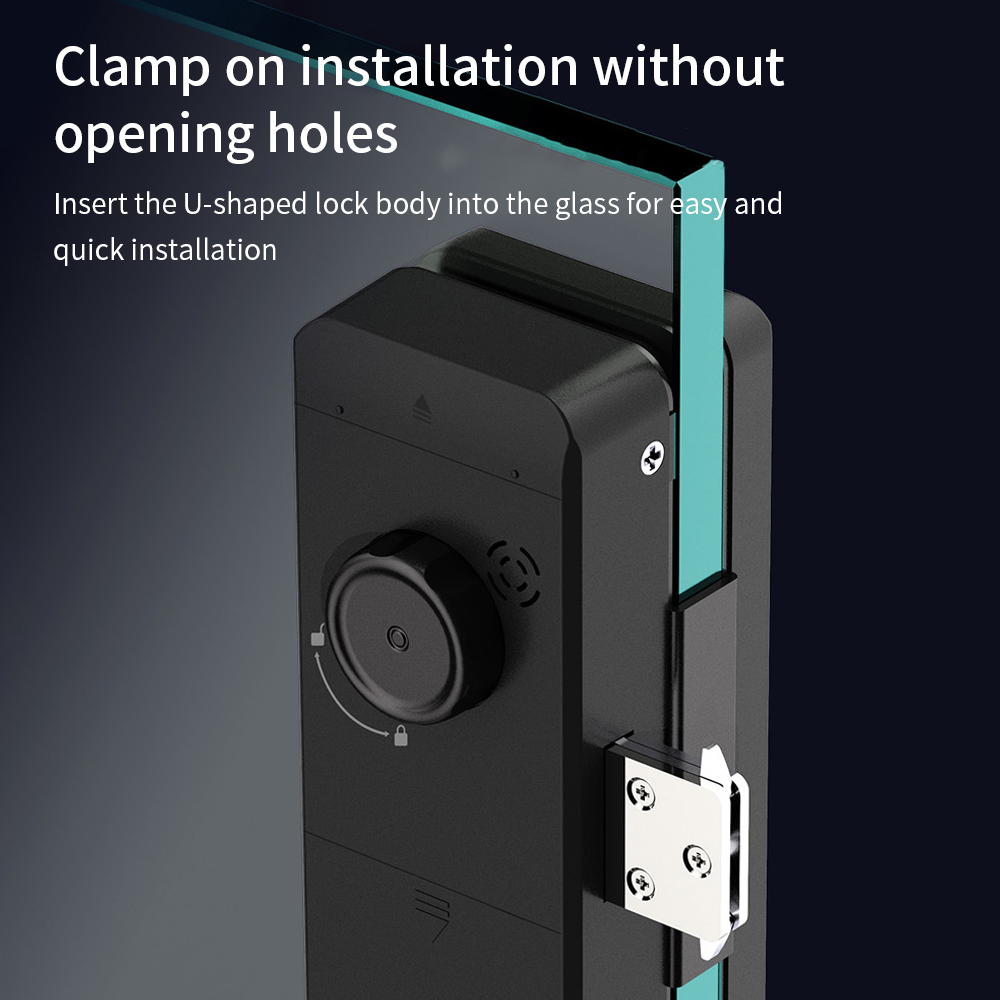 Ttlock fechadura de vidro inte - Glass Door Hinge avaliação e preço