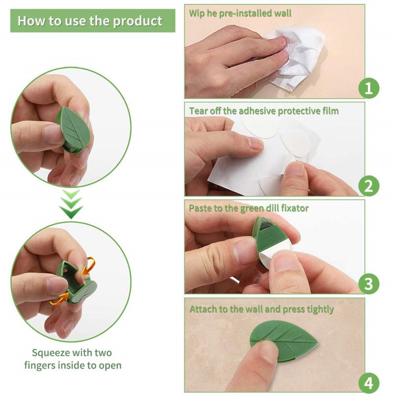 10/30/50 Peças de Clipes de Fi - Vine Climbing Plastic avaliação e preço
